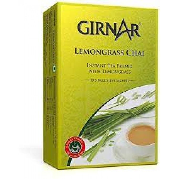 Girnar Chai Instant Tea Lemongrass 10 saches 