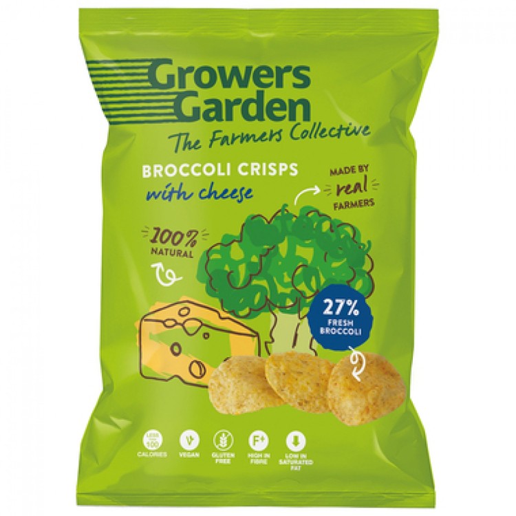 Growers Garden Vegan Broccoli & Cheese Crisps 20g
